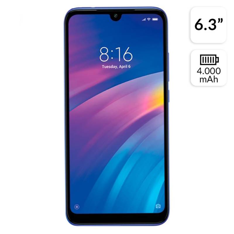 Xiaomi Smartphone Redmi Note 7 4128gb Azúl 7044