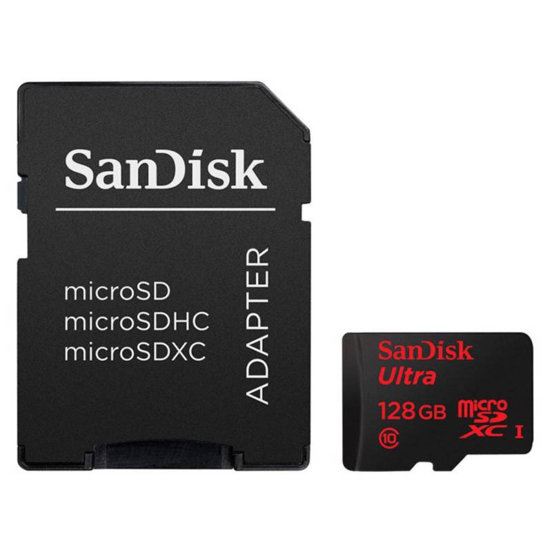 SANDISK - Tarjeta Microsdxc 128 Gb Ultra C/10 Uhs-1