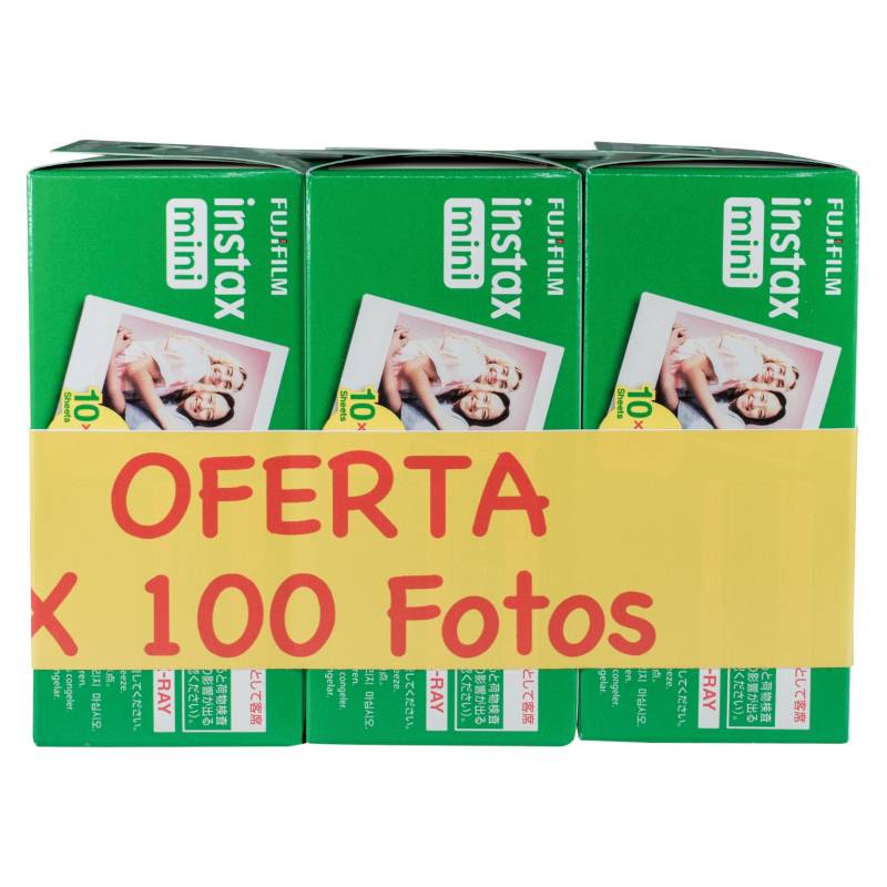 FUJI Pack Instax Film Mini 100 Fotos Fuji