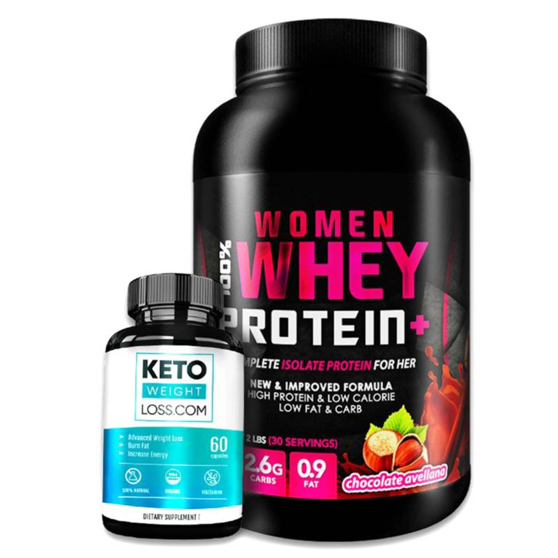 S/M - Pack 100% Women Whey + Keto Weight Loss