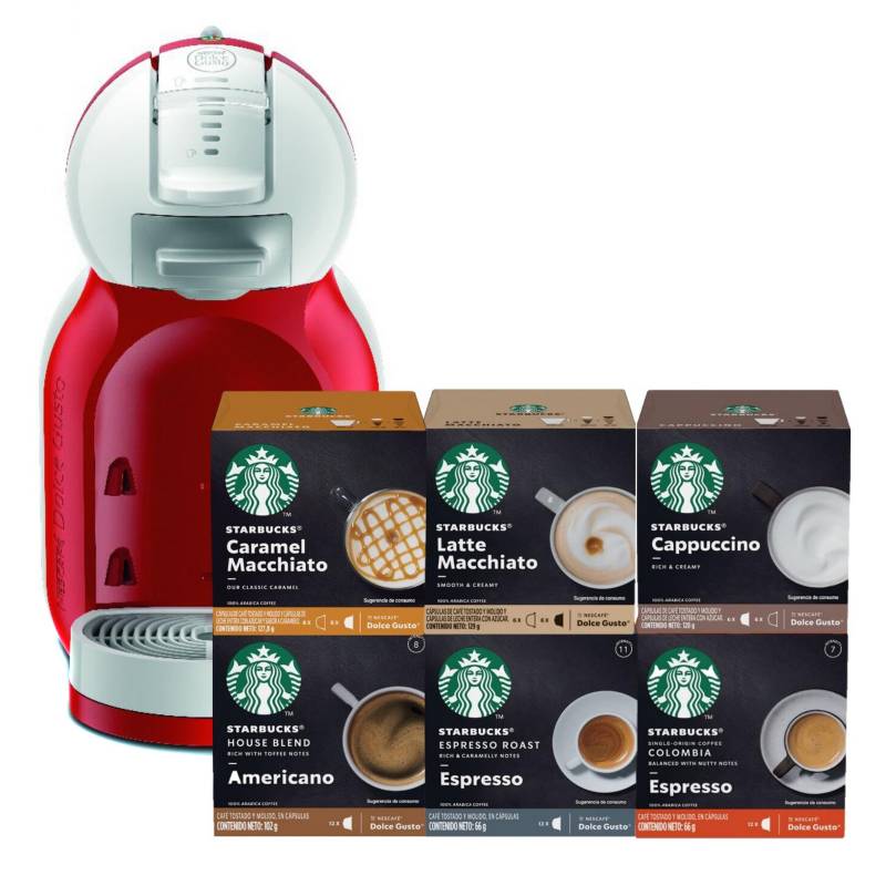 STARBUCKS - Cafetera Starbucks Minime + Starbucks Sabores