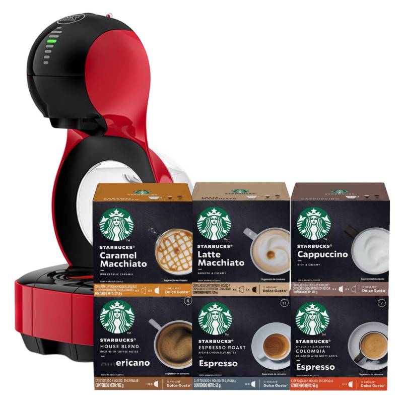 STARBUCKS - Cafetera Lumio + Capsulas Starbucks X6 Cajas