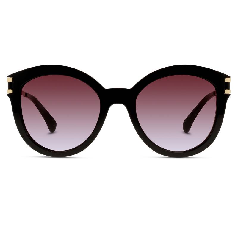 Longchamp - Anteojos de sol Mujer Black Round Ov