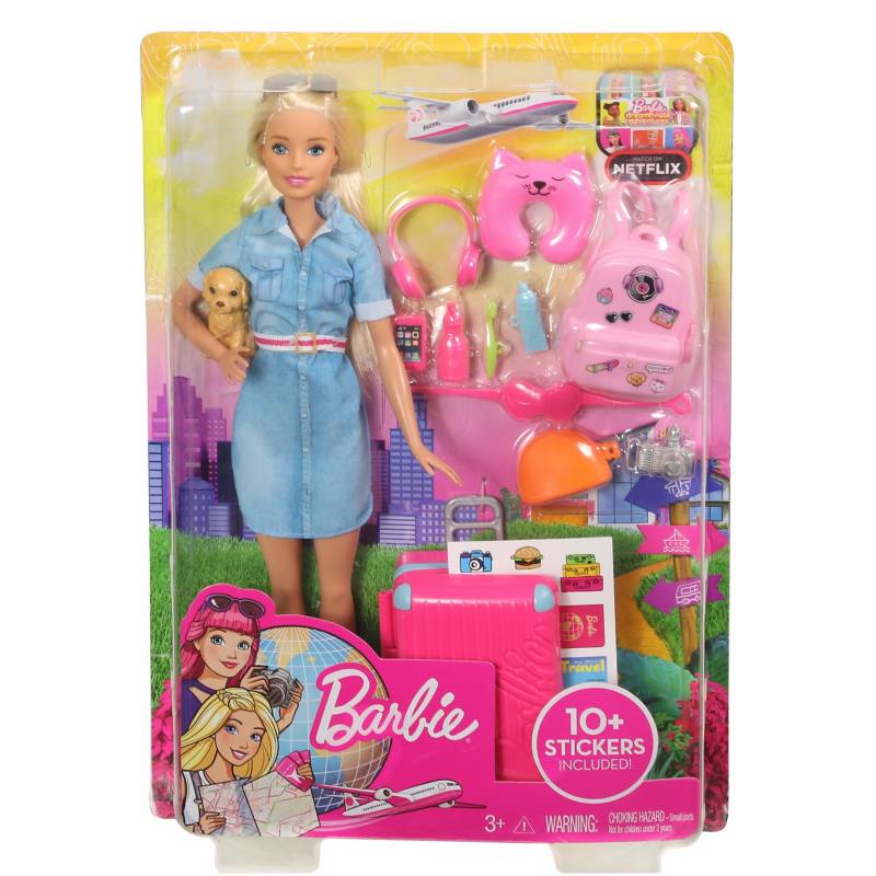 Barbie - Barbie Muñeca Explora Y Descubre Viajera
