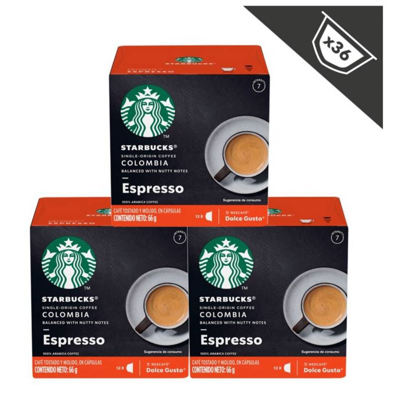 STARBUCKS - Espresso Colombia, x3 Cajas