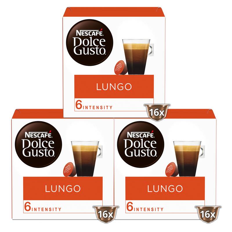 NESCAFE DOLCE GUSTO - Dolce Gusto Capsulas Café Lungo x3 Cajas