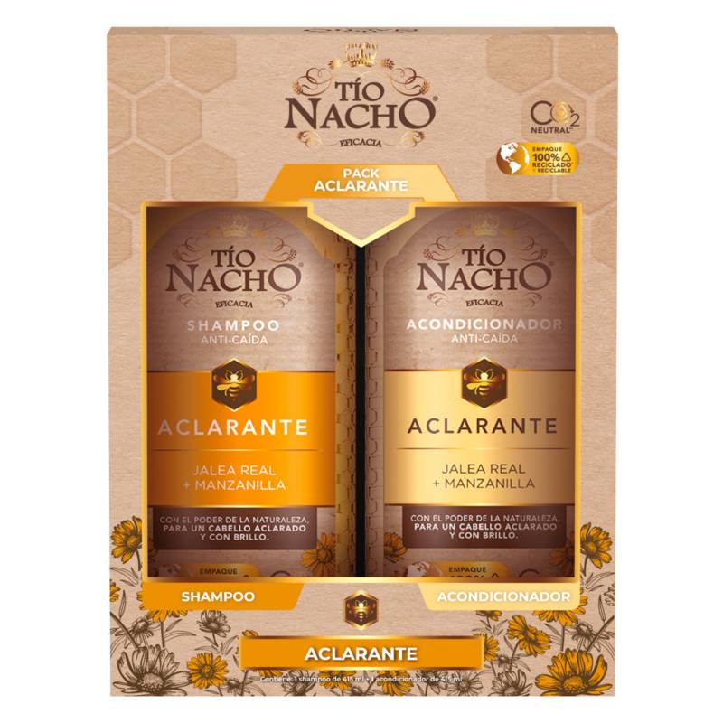 TIO NACHO Pack Aclarante Shampoo + Acondicionador