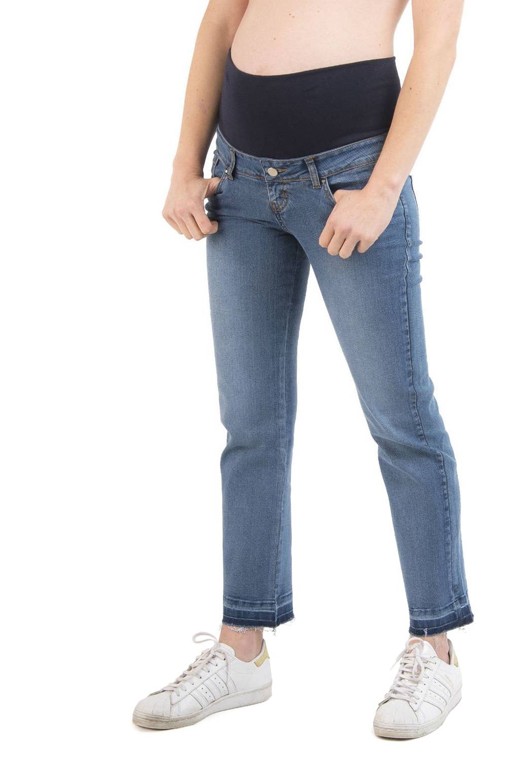 Madremia - Jeans Recto Cropped