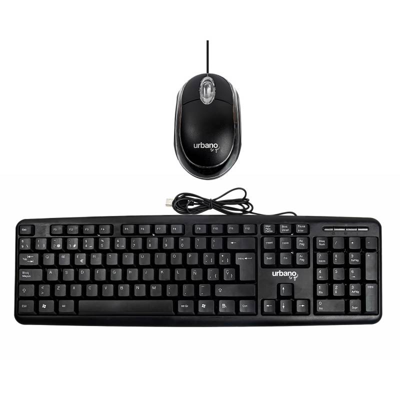 URBANO DESIGN - Mk230 Wired Keyboard And Mouse
