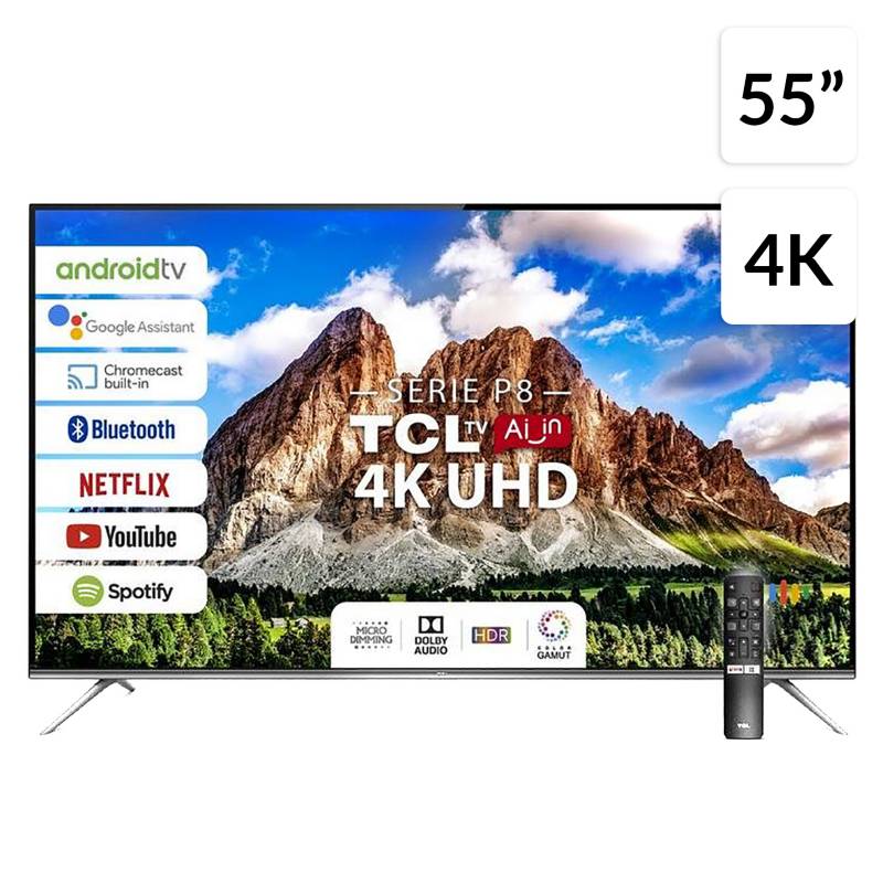 TCL - Led 55" 55P8 Android Tv Uhd 4K