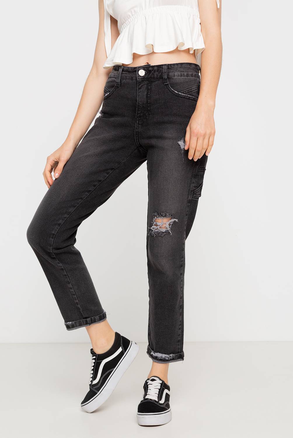 DINAMICA - Jeans de Algodón Skinny Mujer