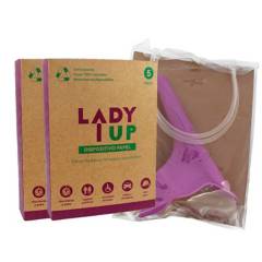 LADY UP - Lady Up 10 conos desechables  1 cono silicona