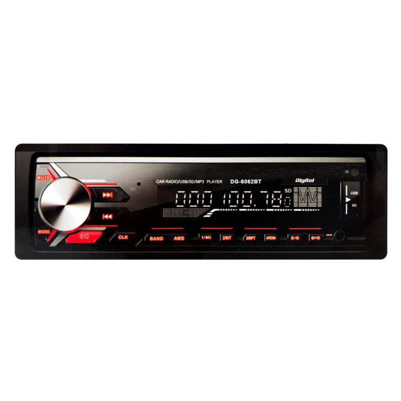 ajo agradable impaciente DIGITEL Radio auto 1 din bluetooth panel desmontable | falabella.com