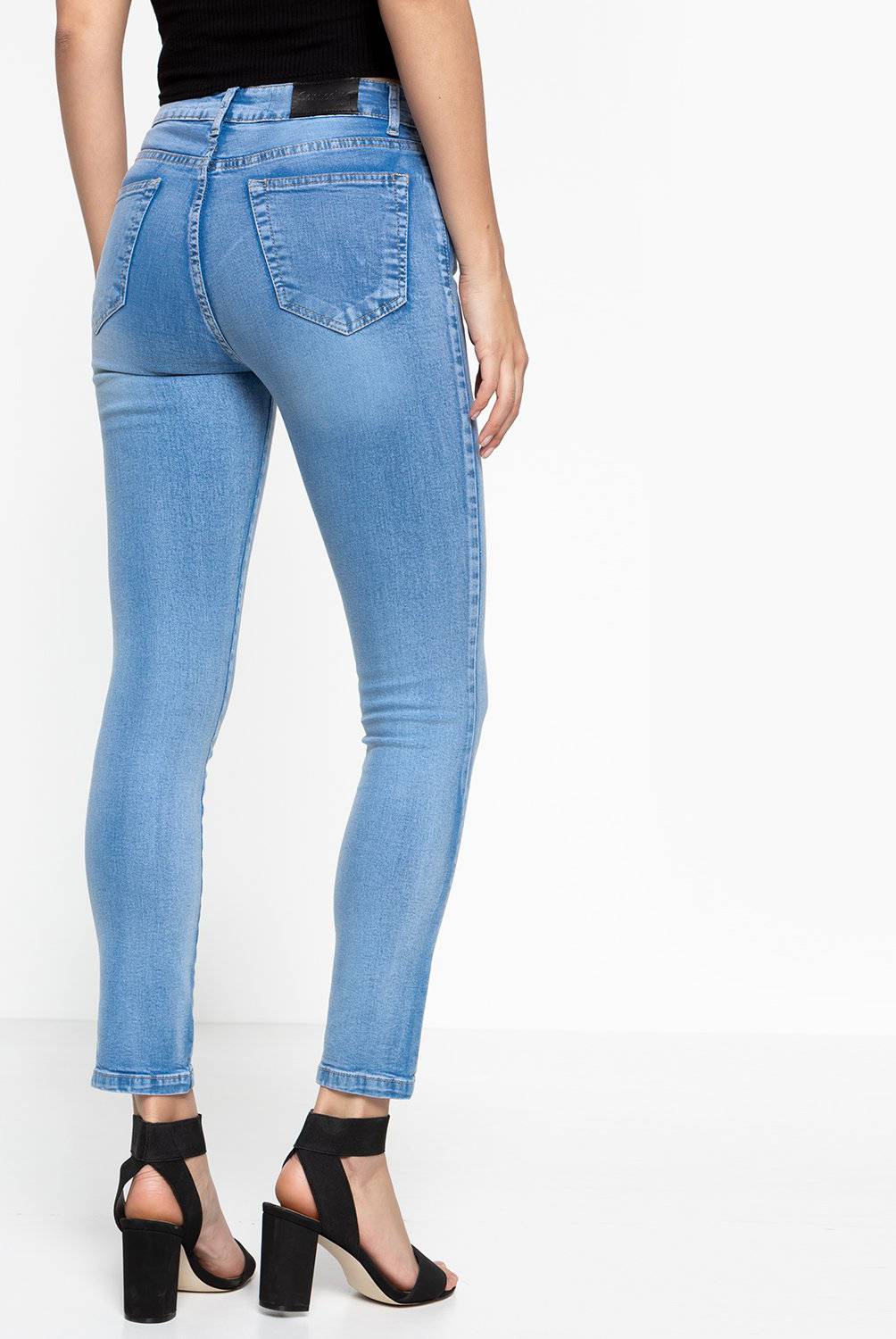 SANTISSIMA JEANS - Jeans Skinny Tiro Alto