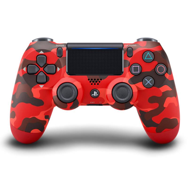 SONY - Control PS4 Dualshock Red Camo