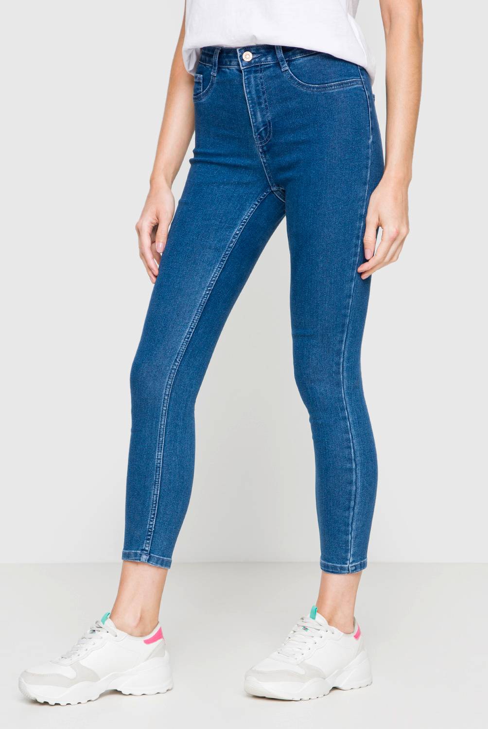 ONLY - Jeans de Algodón Skinny Fit Mujer