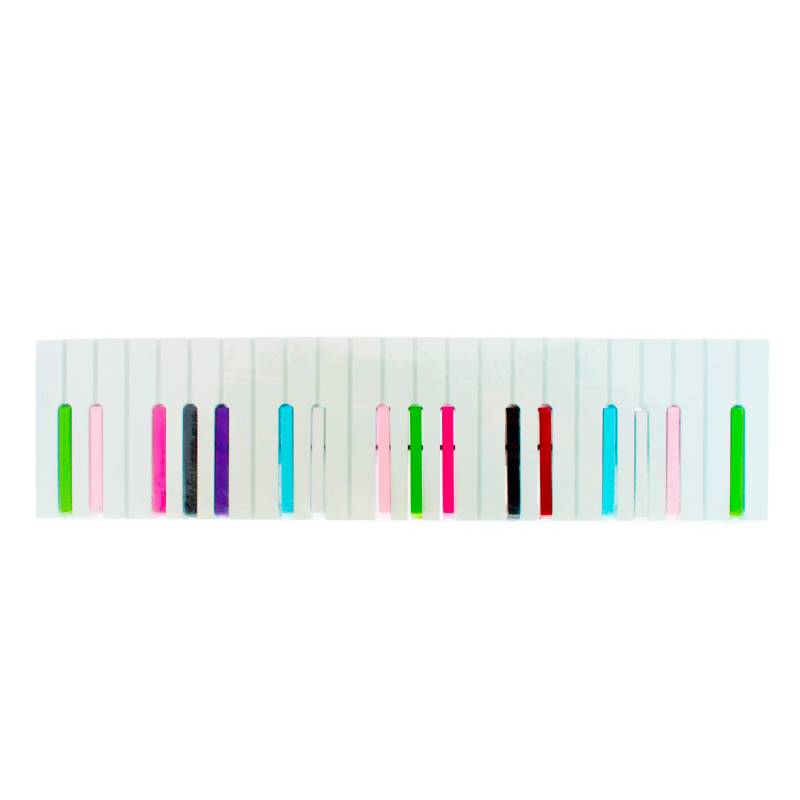 SOHOGAR - Colgador de Muro Diseño Piano Multicolor