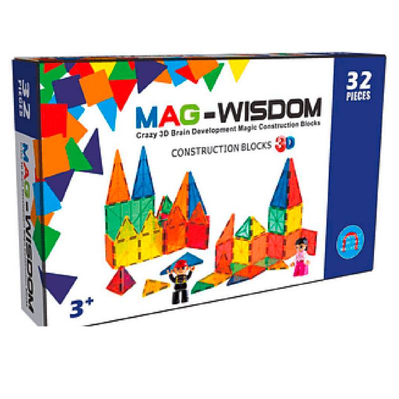 KIDSCOOL - Magnetic Blocks 32 Pcs Kidscool