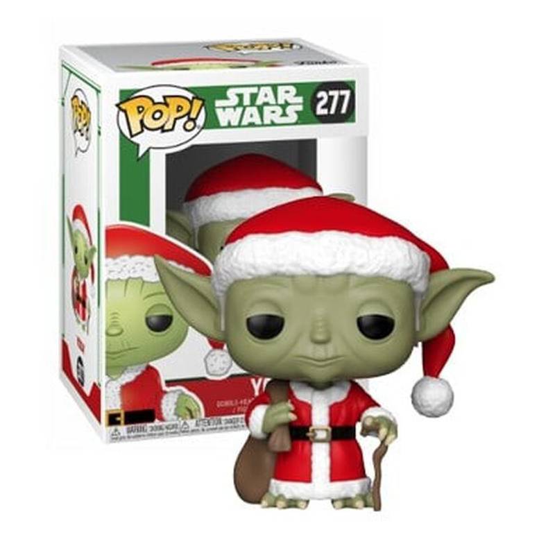 FUNKO - Funko Pop Star Wars Holiday Santa Yoda