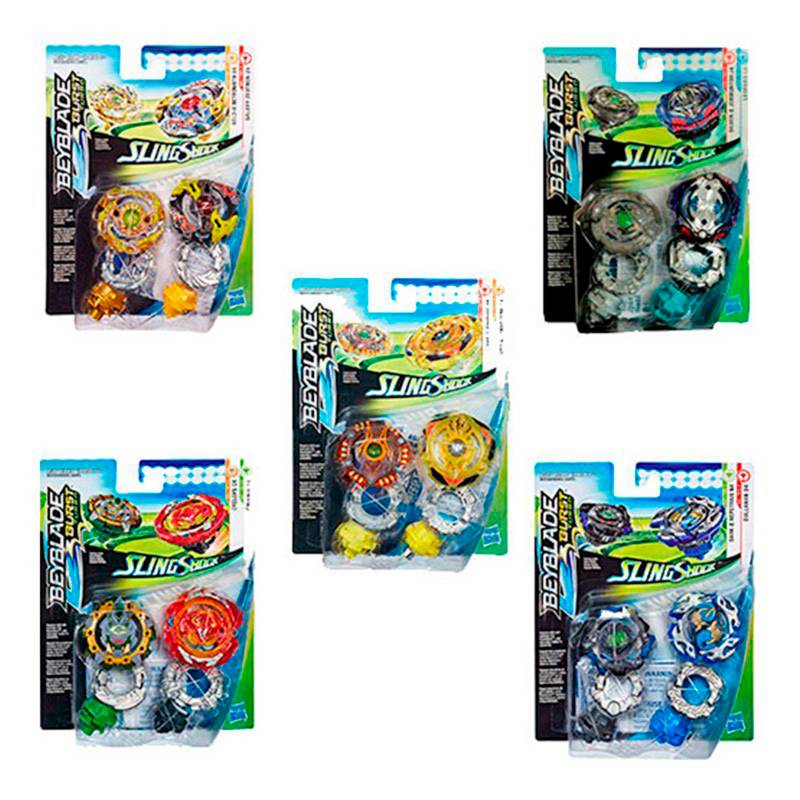 Hasbro Dual Pack Beyblade Burst Turbo Slingshock ...