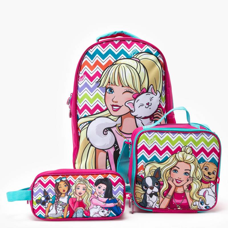BARBIE - Mochila Pack Escolar 2 Barbie