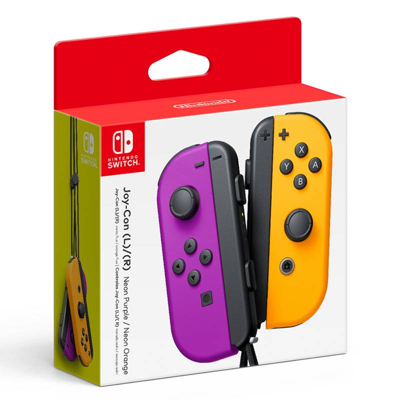 NINTENDO - Nintendo Switch Joy Con  L R Neon Purple