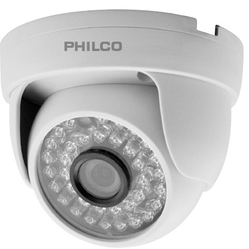 PHILCO - CÁMARA CCTV TIPO DOMO 2 CONEXION BNC