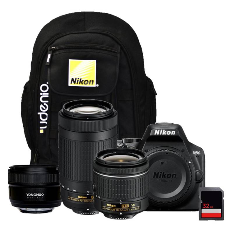YONGNUO - Nikon D3500  18-55Mm  70-300Mm  Yongnuo 50Mm