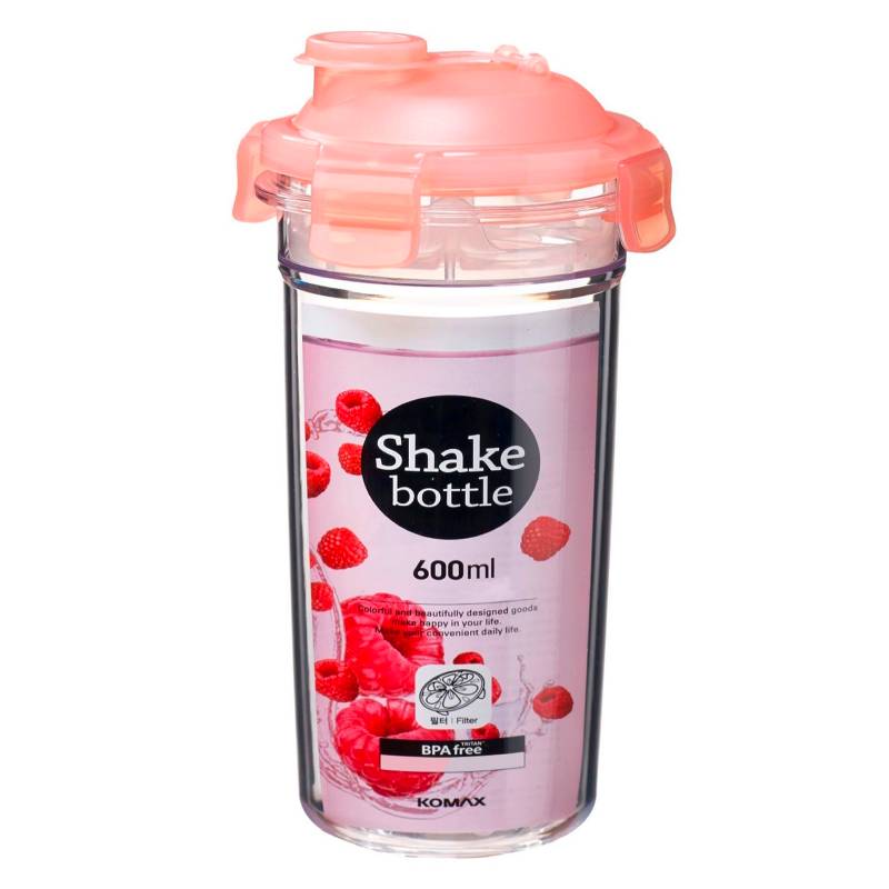 KOMAX - Botella Shaker Con Filtro 600 ml
