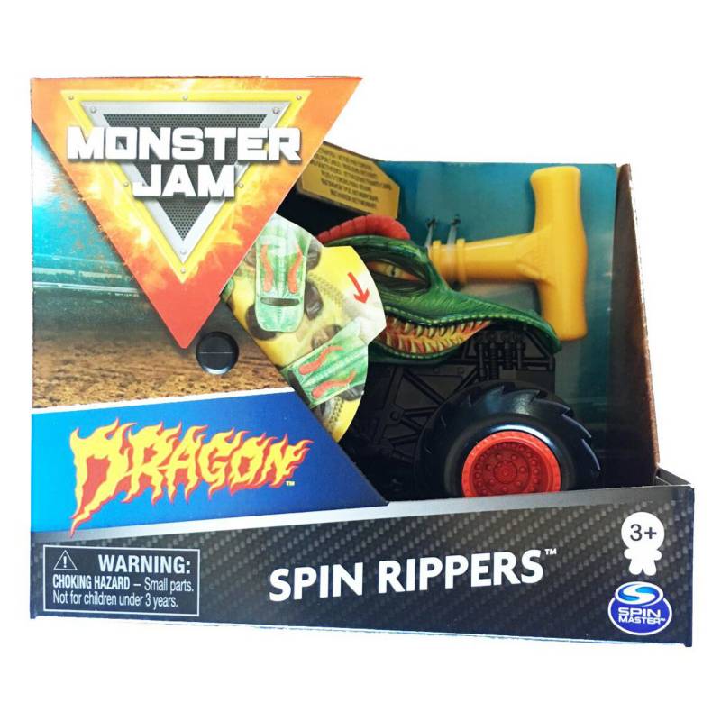 Spin Master - Monster Jam - Dragon - Escala 1:43 - Spin Rippers