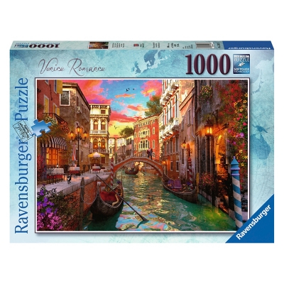 Ravensburger Puzzle Venecia Romántica - 1000 Piezas