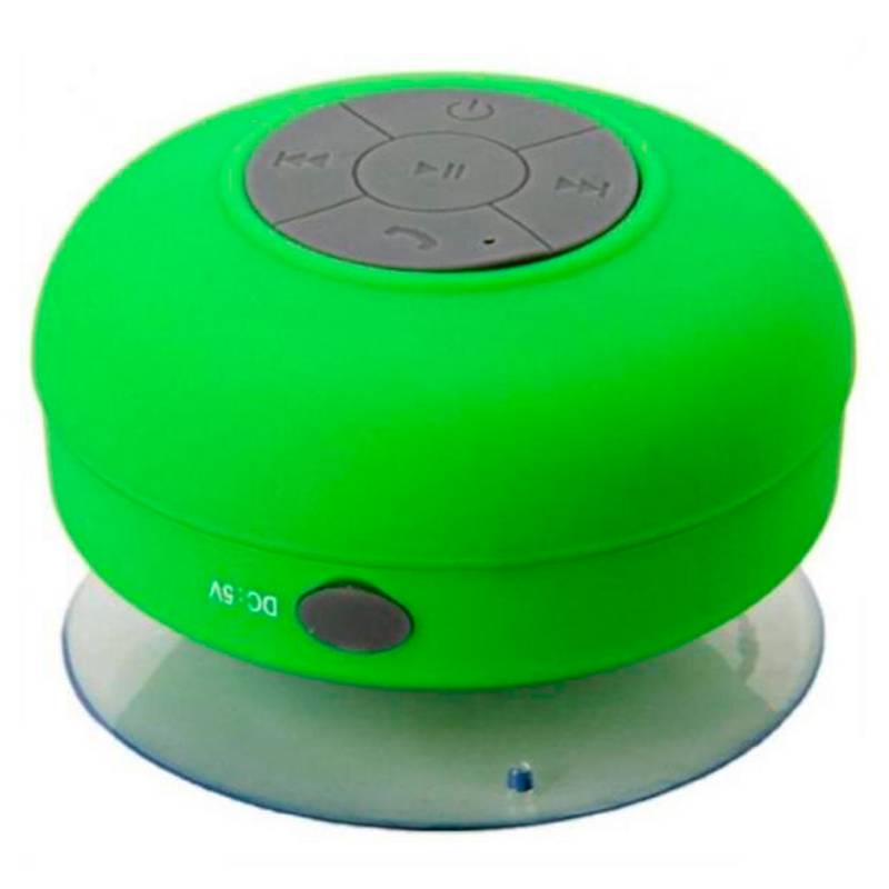 DBLUE - Parlante Bluetooth Ducha Resistente al Agua Green