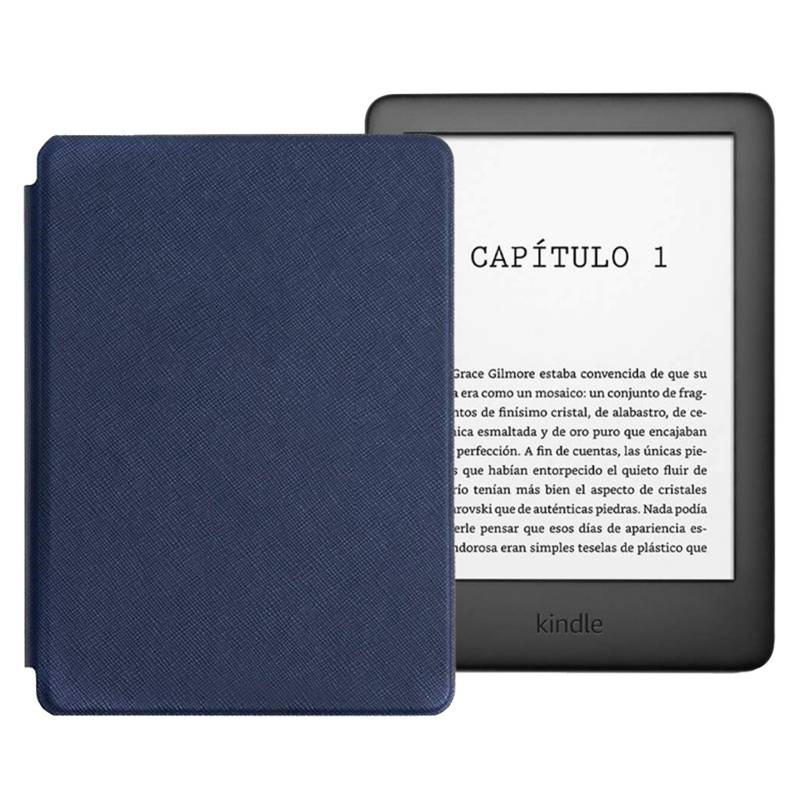 AMAZON - New Kindle 2019 Negro  Funda Azul