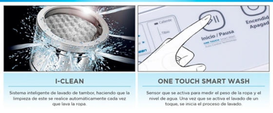 Lavadora I clean One Touch Smart Wash