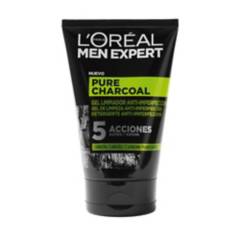 MEN EXPERT - Pure Charcoal 5 Acciones Gel Limpiador 100Ml