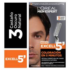 MEN EXPERT - Excell 5 Tono 3 Castano Oscuro Natural Men Expert