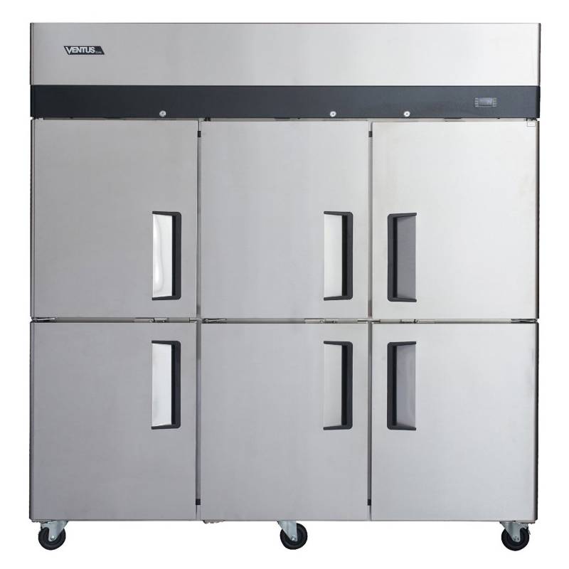 Ventus - Refrigerador 6 Ptas Acero Inox Vr6Ps-1400