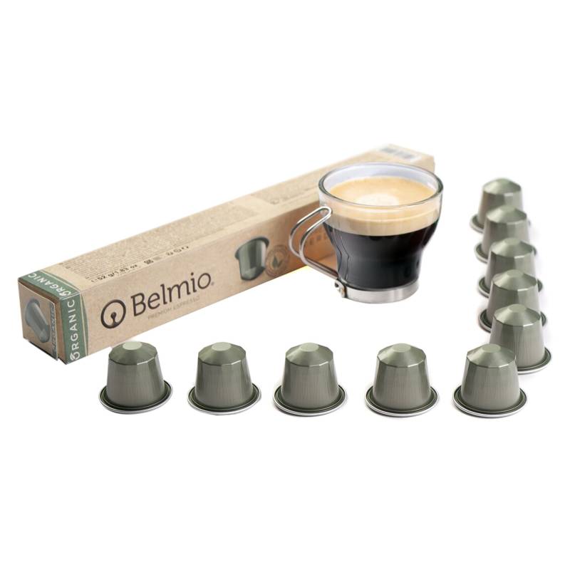 BELMIO - Cápsulas Café Nespresso Compatible Sabor Verde