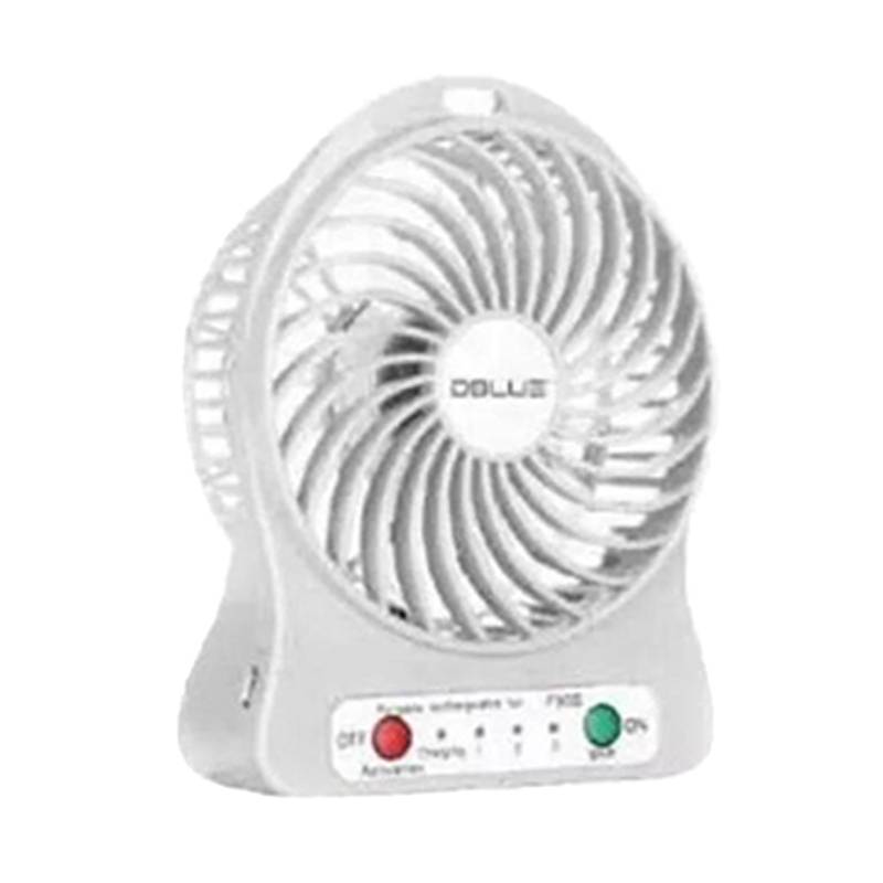 DBLUE - Mini Ventilador Portátil Recargable Blanco / K