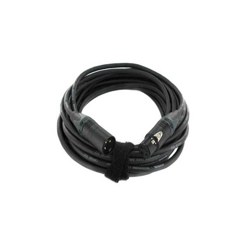 CORDIAL - Cable de Micrófono Cpm 6 Fm-Flex Negro