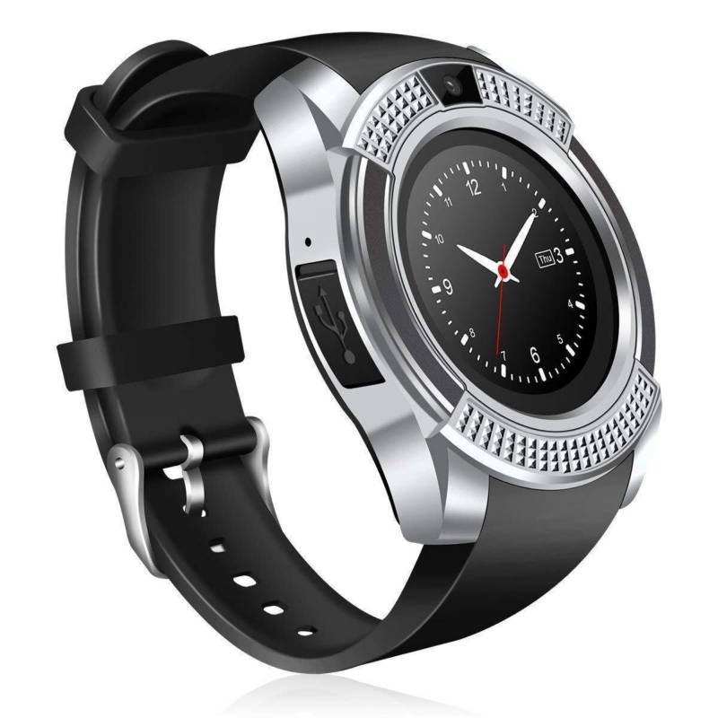 Generico - Smartwatch Reloj Inteligente V8 Bluetooth Silver