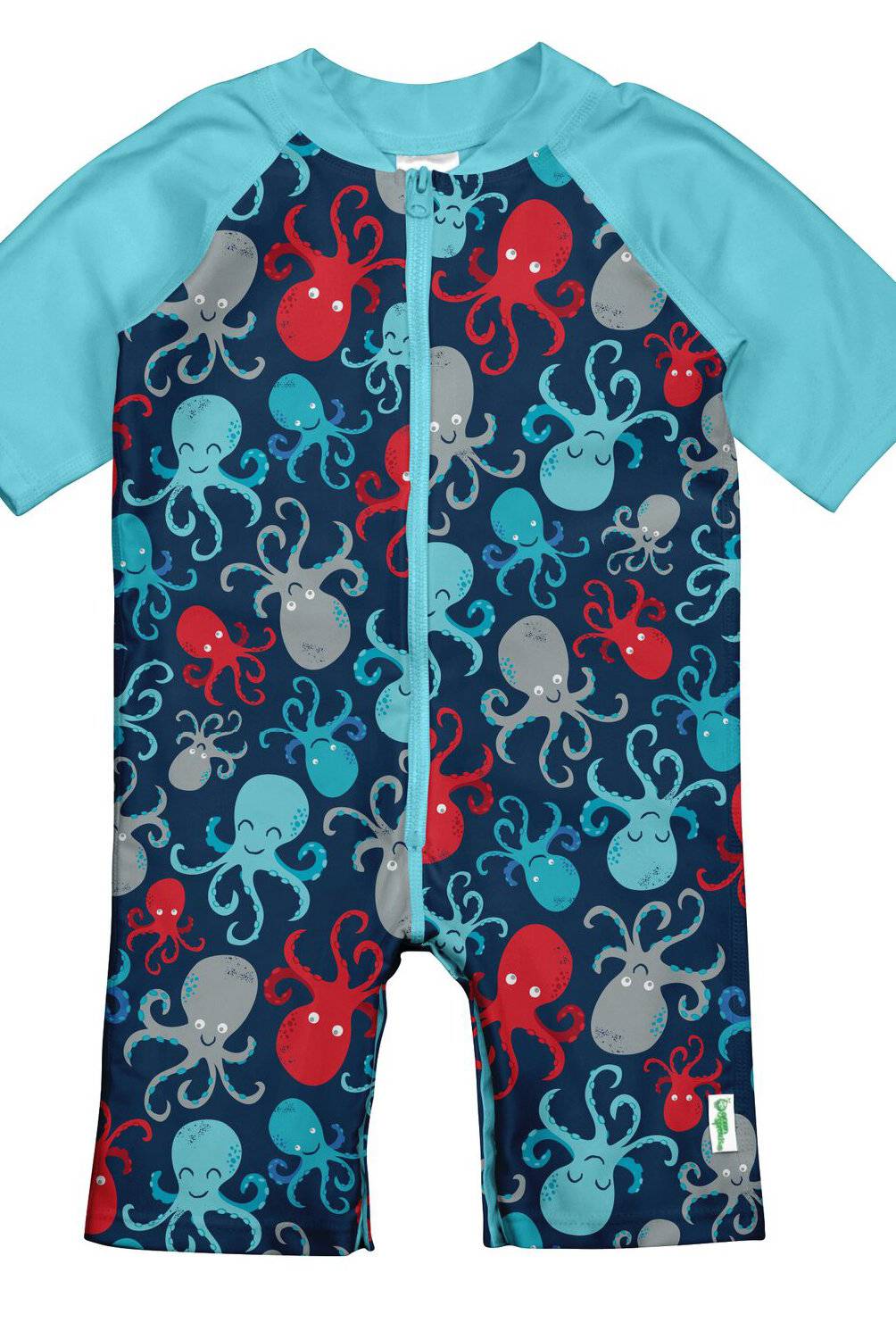 IPLAY - Traje de Baño Swimsuit Azul Octopus