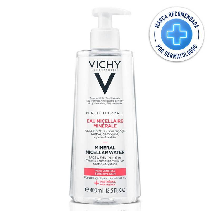 VICHY - Agua Micelar Mineral Pureté Thermale Piel Sensible 400 ml Vichy