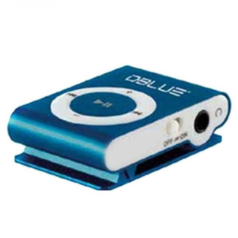 Dblue - Reproductor Mp3 Clip Micro Sd Blue