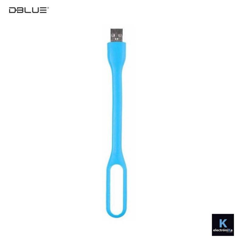 DBLUE - Luz Led Pórtatil Para Notebook USB Azul