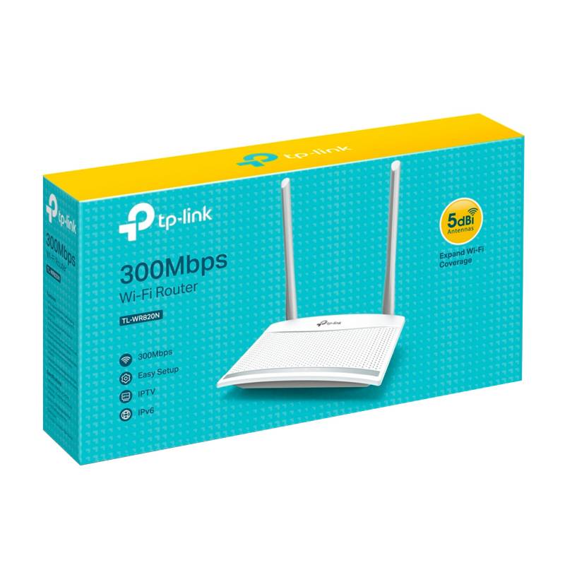 TP-LINK - Router N 300 Wi-Fi Wr820N