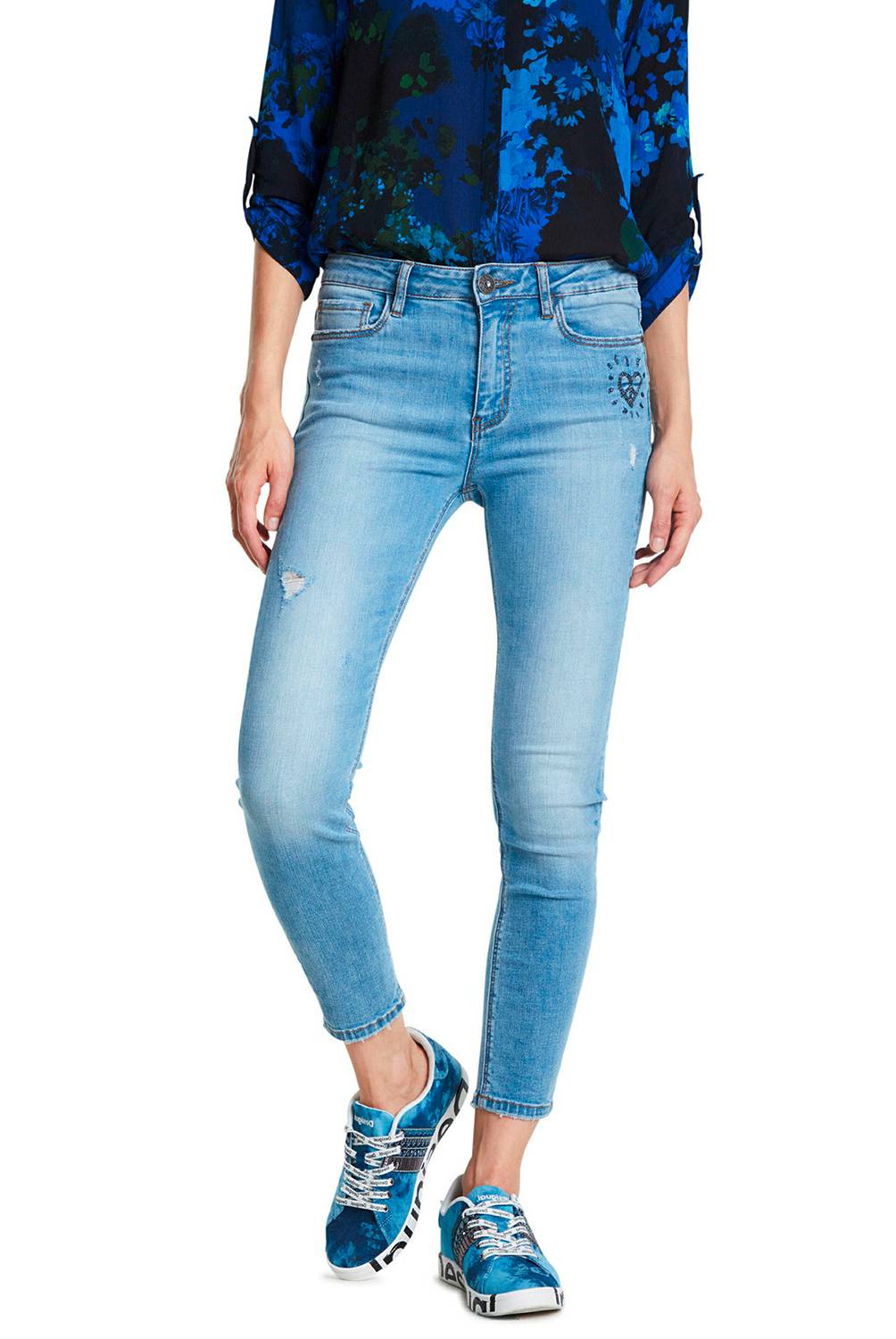 DESIGUAL - Jeans de Algodón Mujer