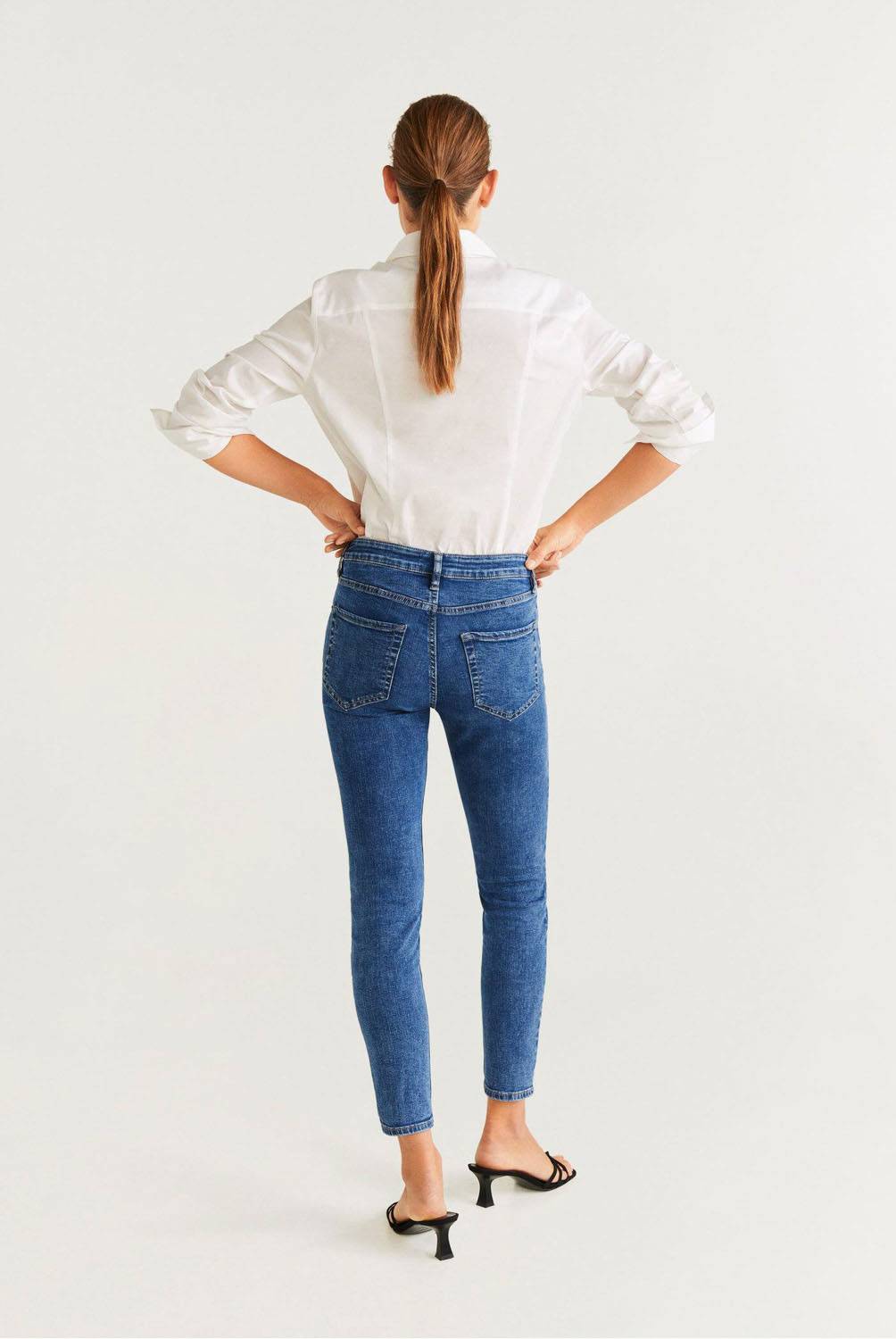 MANGO - Jeans Skinny Medio mujer