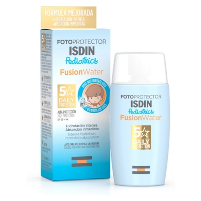 Protector Solar Facial Niños Fusion Water Pediatrics FPS 50 50 ml ISDIN
