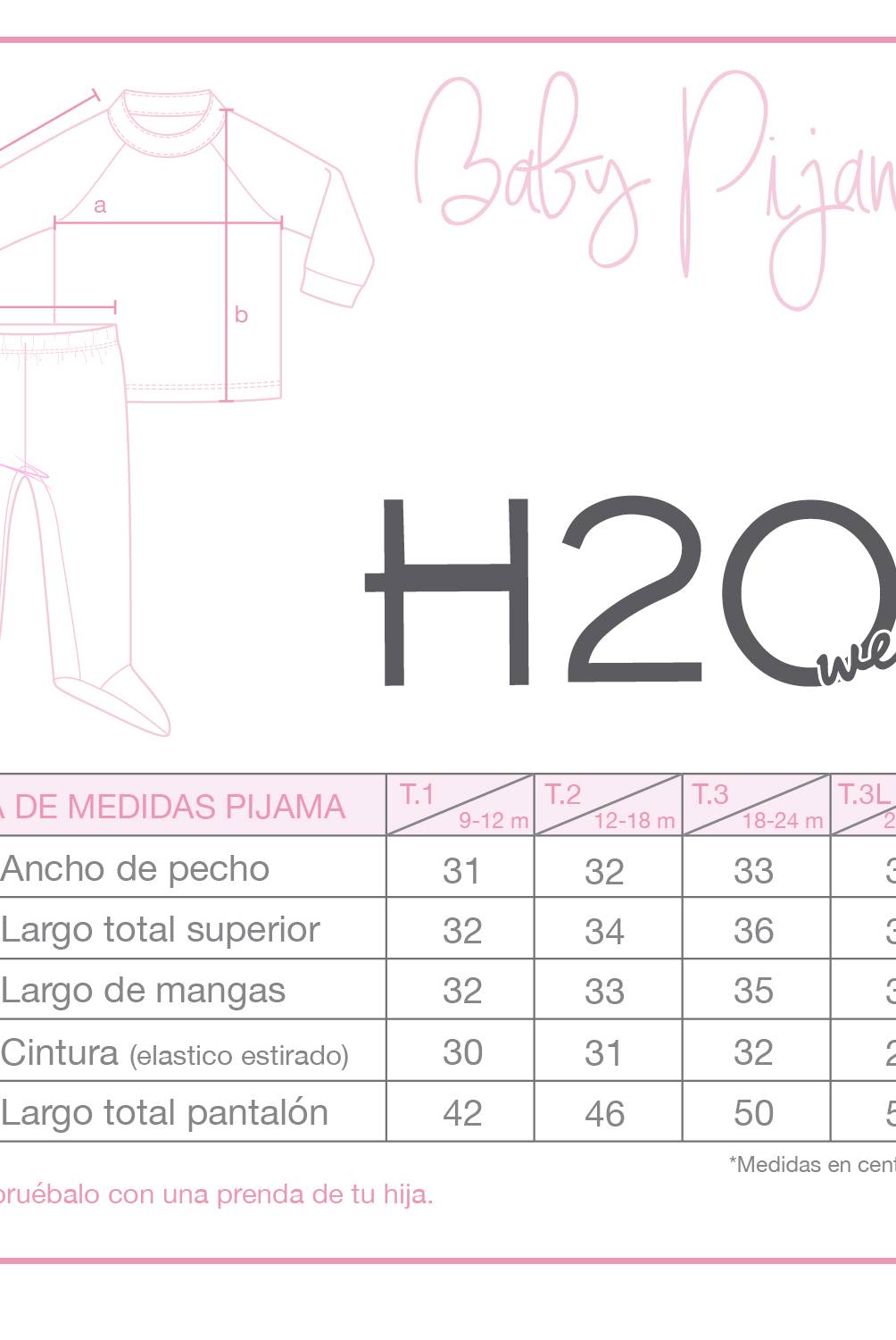 H2O WEAR - Pijama Turquesa